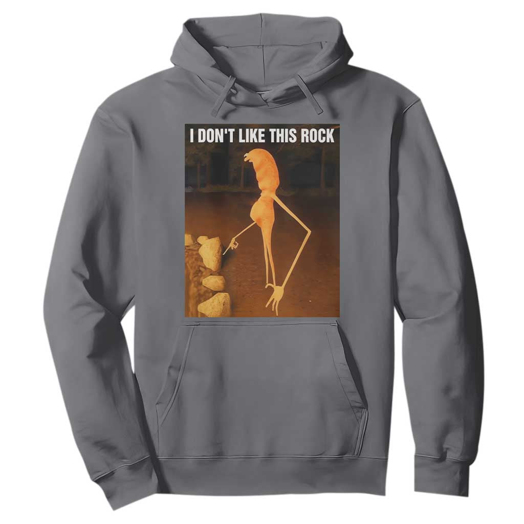 Marcus The Worm Christmas Hoodie I Don't Like This Rock Funny Meme TS10 Charcoal Print Your Wear