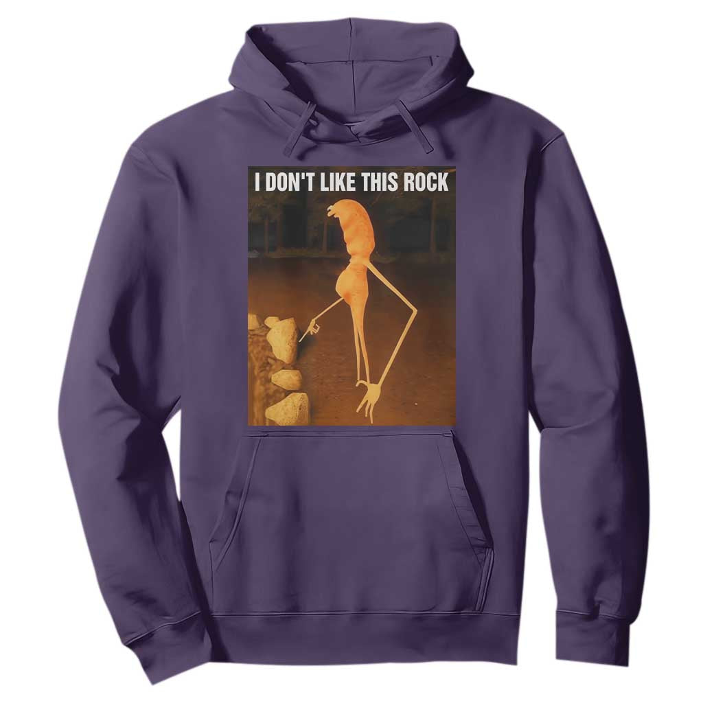 Marcus The Worm Christmas Hoodie I Don't Like This Rock Funny Meme TS10 Purple Print Your Wear