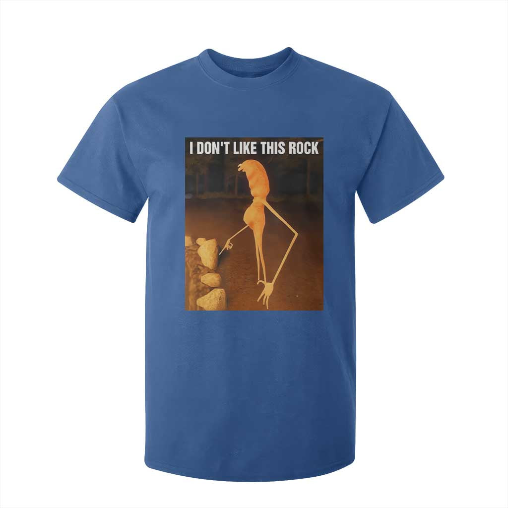 Marcus The Worm Christmas T Shirt For Kid I Don't Like This Rock Funny Meme TS10 Royal Blue Print Your Wear