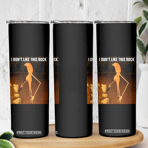 Marcus The Worm Christmas Skinny Tumbler I Don't Like This Rock Funny Meme TS10 Print Your Wear