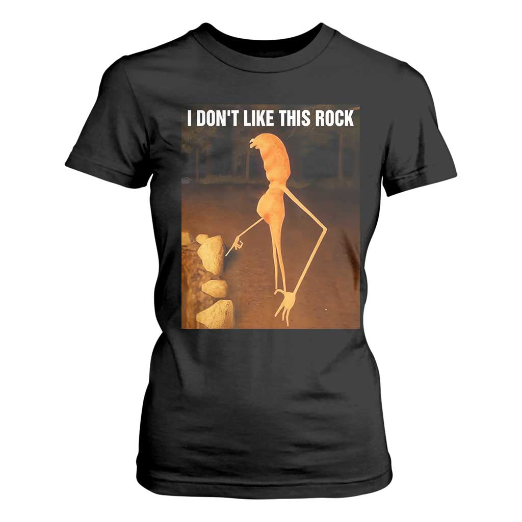Marcus The Worm Christmas T Shirt For Women I Don't Like This Rock Funny Meme TS10 Black Print Your Wear