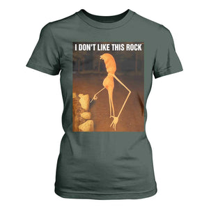 Marcus The Worm Christmas T Shirt For Women I Don't Like This Rock Funny Meme TS10 Dark Forest Green Print Your Wear