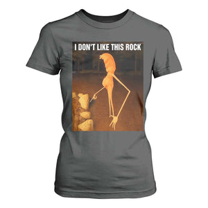 Marcus The Worm Christmas T Shirt For Women I Don't Like This Rock Funny Meme TS10 Dark Heather Print Your Wear