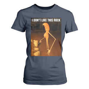 Marcus The Worm Christmas T Shirt For Women I Don't Like This Rock Funny Meme TS10 Navy Print Your Wear