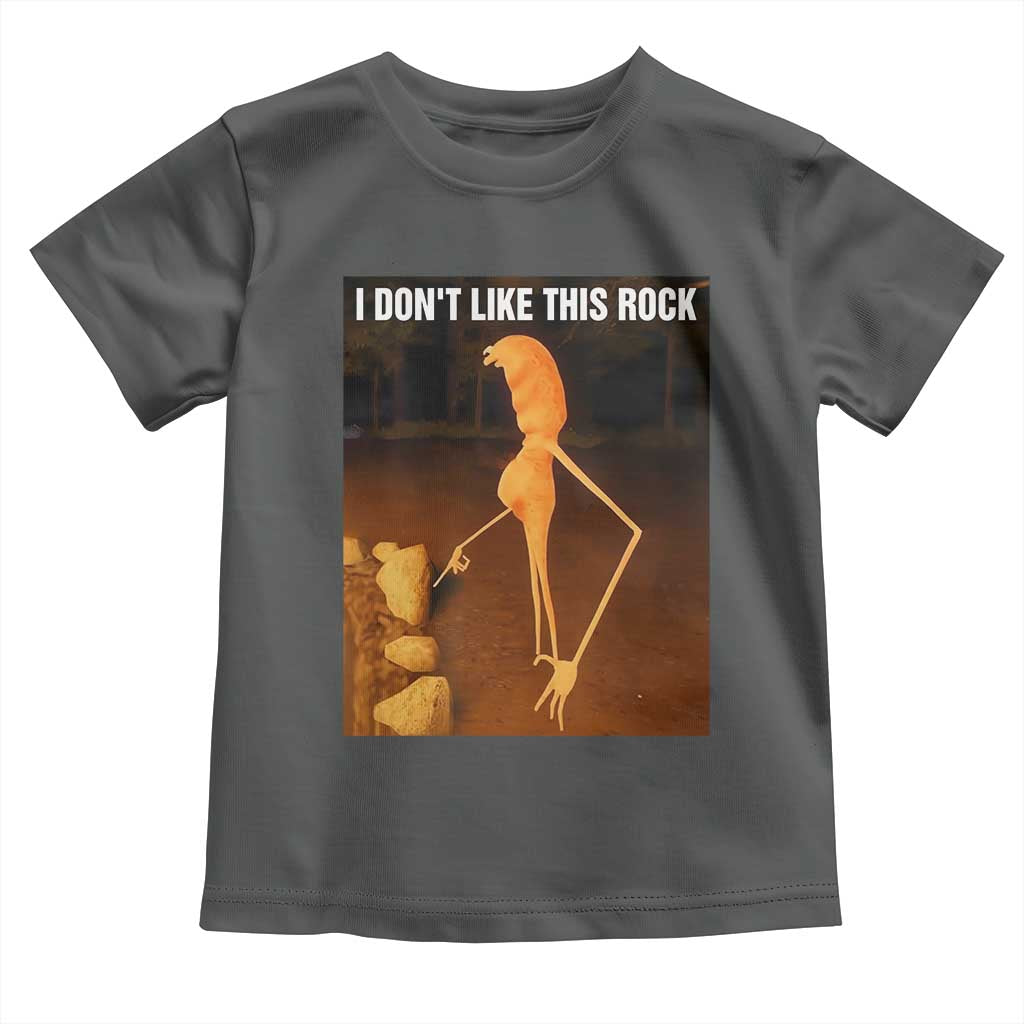 Marcus The Worm Christmas Toddler T Shirt I Don't Like This Rock Funny Meme TS10 Dark Heather Print Your Wear