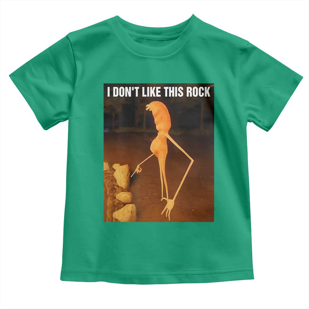 Marcus The Worm Christmas Toddler T Shirt I Don't Like This Rock Funny Meme TS10 Irish Green Print Your Wear