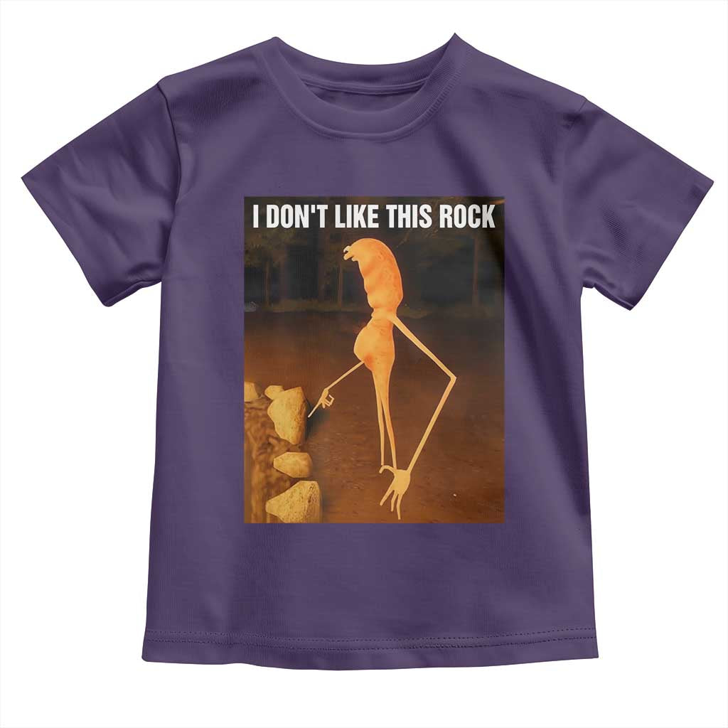 Marcus The Worm Christmas Toddler T Shirt I Don't Like This Rock Funny Meme TS10 Purple Print Your Wear