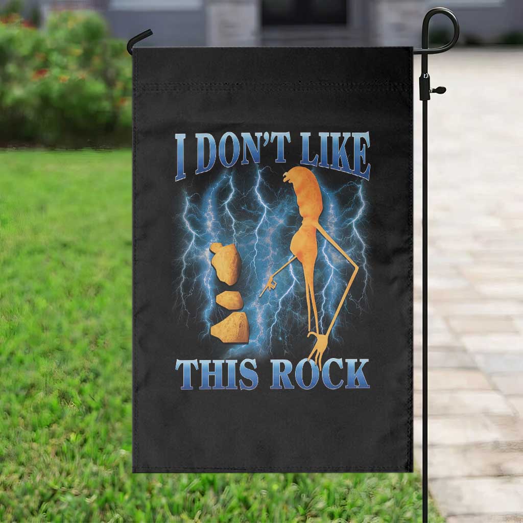 Funny Christmas Marcus The Worm Garden Flag I Don't Like This Rock Brain Rot TS10 Print Your Wear