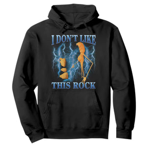 Funny Christmas Marcus The Worm Hoodie I Don't Like This Rock Brain Rot TS10 Black Print Your Wear