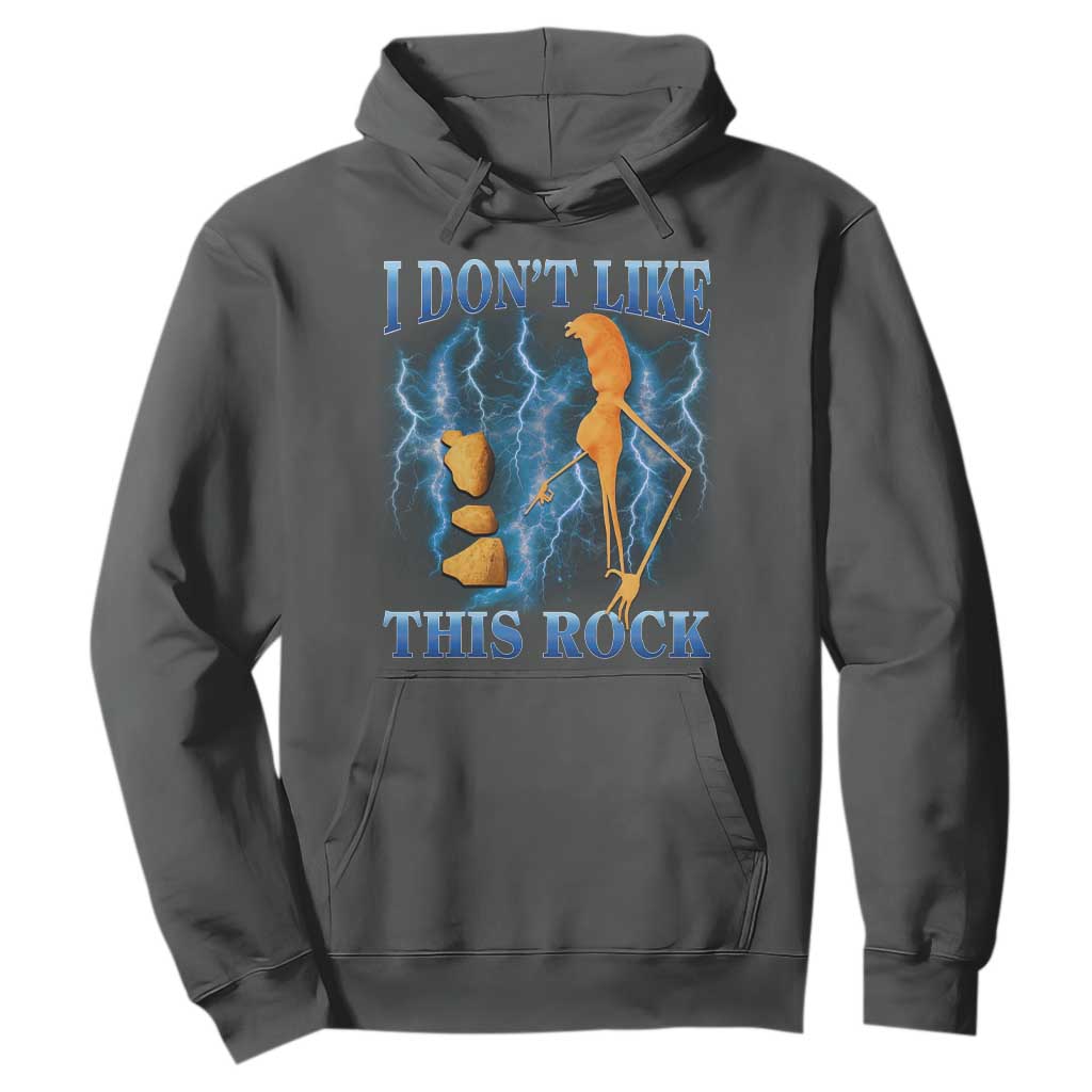 Funny Christmas Marcus The Worm Hoodie I Don't Like This Rock Brain Rot TS10 Dark Heather Print Your Wear