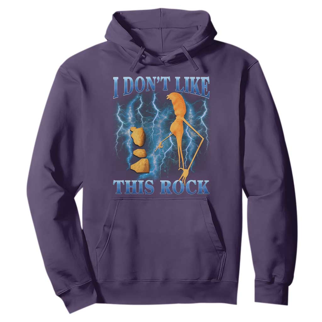 Funny Christmas Marcus The Worm Hoodie I Don't Like This Rock Brain Rot TS10 Purple Print Your Wear