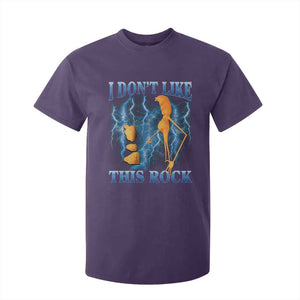 Funny Christmas Marcus The Worm T Shirt For Kid I Don't Like This Rock Brain Rot TS10 Purple Print Your Wear