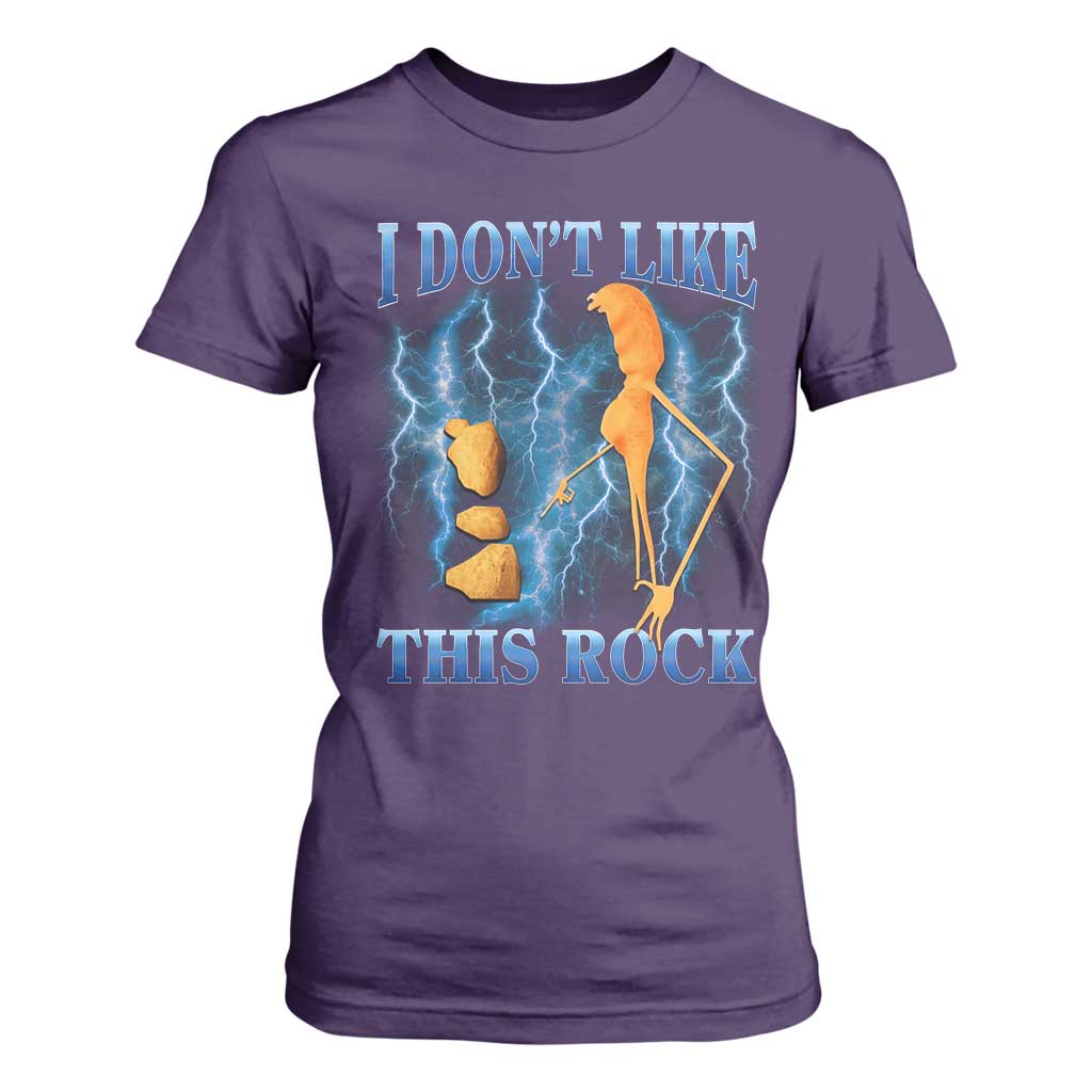 Funny Christmas Marcus The Worm T Shirt For Women I Don't Like This Rock Brain Rot TS10 Purple Print Your Wear