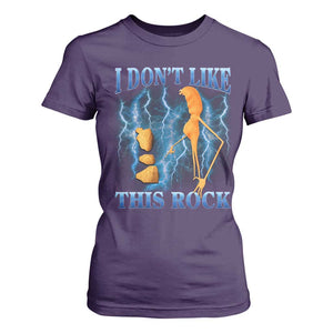 Funny Christmas Marcus The Worm T Shirt For Women I Don't Like This Rock Brain Rot TS10 Purple Print Your Wear