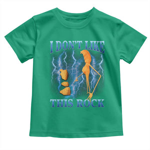 Funny Christmas Marcus The Worm Toddler T Shirt I Don't Like This Rock Brain Rot TS10 Irish Green Print Your Wear