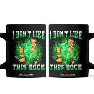 Funny Marcus The Worm Coffee Mug I Don't Like This Rock Brain Rot TS10 Black Print Your Wear