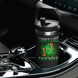 Funny Marcus The Worm Flip Straw Tumbler I Don't Like This Rock Brain Rot TS10 Print Your Wear