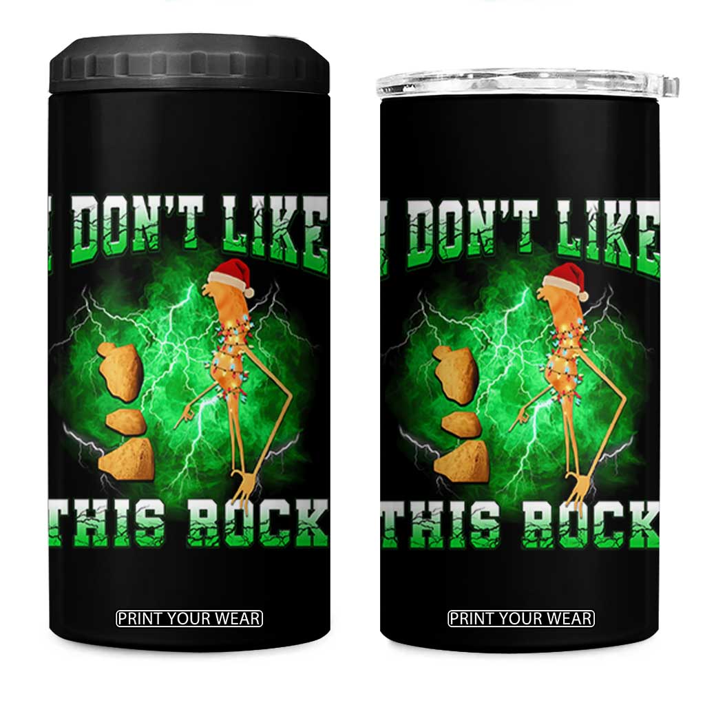 Funny Marcus The Worm 4 in 1 Can Cooler Tumbler I Don't Like This Rock Brain Rot TS10 One Size: 16 oz Black Print Your Wear