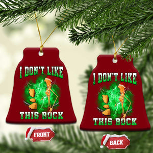 Funny Marcus The Worm Ceramic Ornament I Don't Like This Rock Brain Rot TS10 Print Your Wear