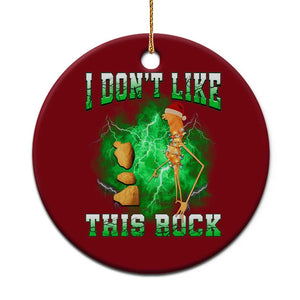 Funny Marcus The Worm Ceramic Ornament I Don't Like This Rock Brain Rot TS10 1pc Red Print Your Wear