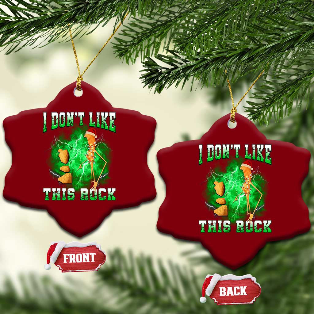 Funny Marcus The Worm Ceramic Ornament I Don't Like This Rock Brain Rot TS10 Print Your Wear