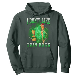 Funny Marcus The Worm Hoodie I Don't Like This Rock Brain Rot TS10 Dark Forest Green Print Your Wear
