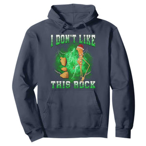 Funny Marcus The Worm Hoodie I Don't Like This Rock Brain Rot TS10 Navy Print Your Wear