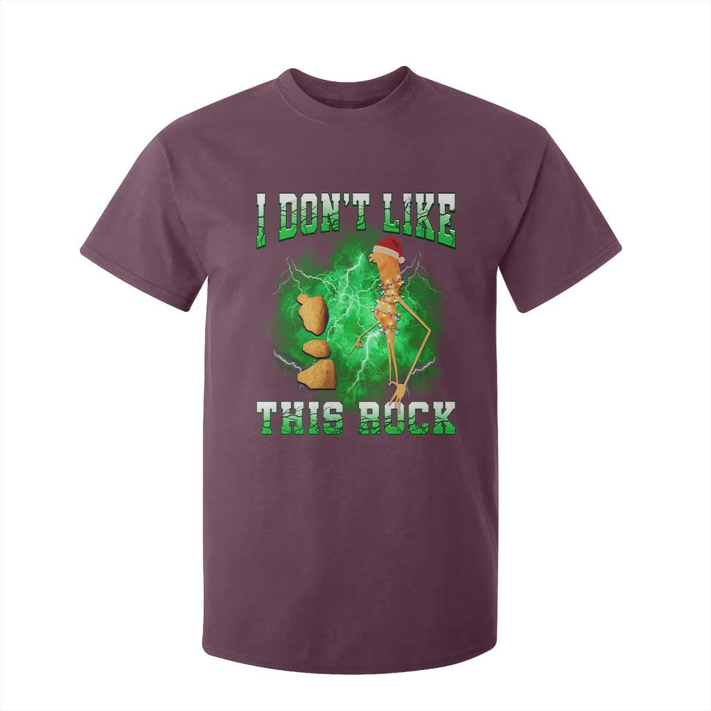 Funny Marcus The Worm T Shirt For Kid I Don't Like This Rock Brain Rot TS10 Maroon Print Your Wear