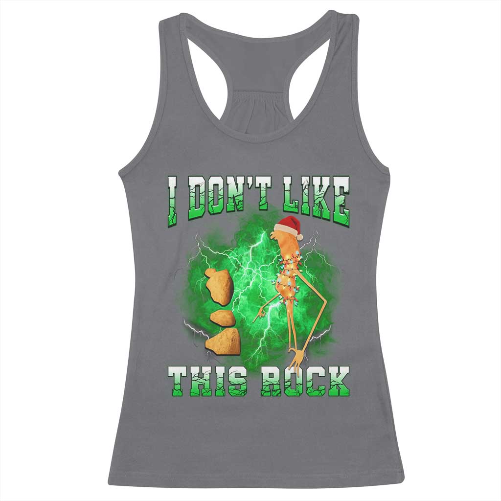Funny Marcus The Worm Racerback Tank Top I Don't Like This Rock Brain Rot TS10 Charcoal Print Your Wear