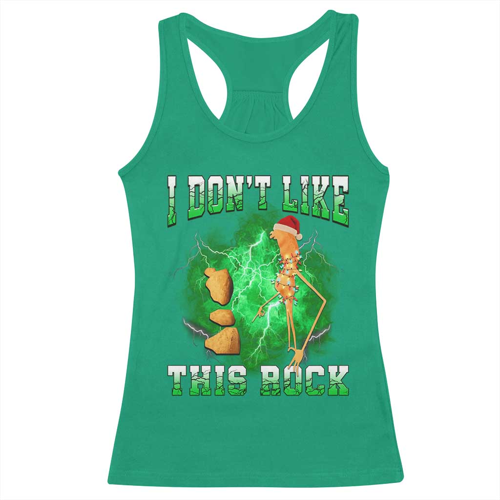 Funny Marcus The Worm Racerback Tank Top I Don't Like This Rock Brain Rot TS10 Irish Green Print Your Wear