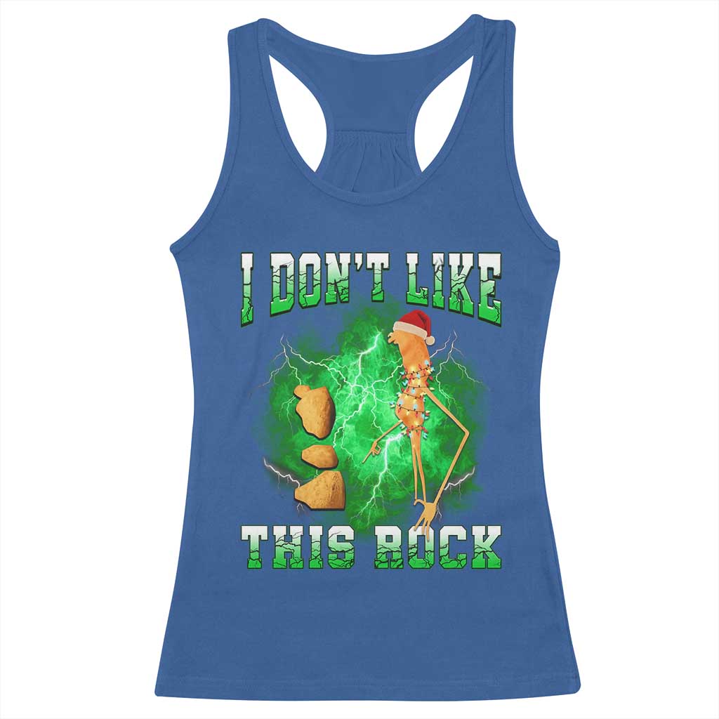 Funny Marcus The Worm Racerback Tank Top I Don't Like This Rock Brain Rot TS10 Royal Blue Print Your Wear