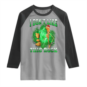 Funny Marcus The Worm Raglan Shirt I Don't Like This Rock Brain Rot TS10 Sport Gray Black Print Your Wear