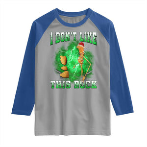 Funny Marcus The Worm Raglan Shirt I Don't Like This Rock Brain Rot TS10 Sport Gray Royal Print Your Wear