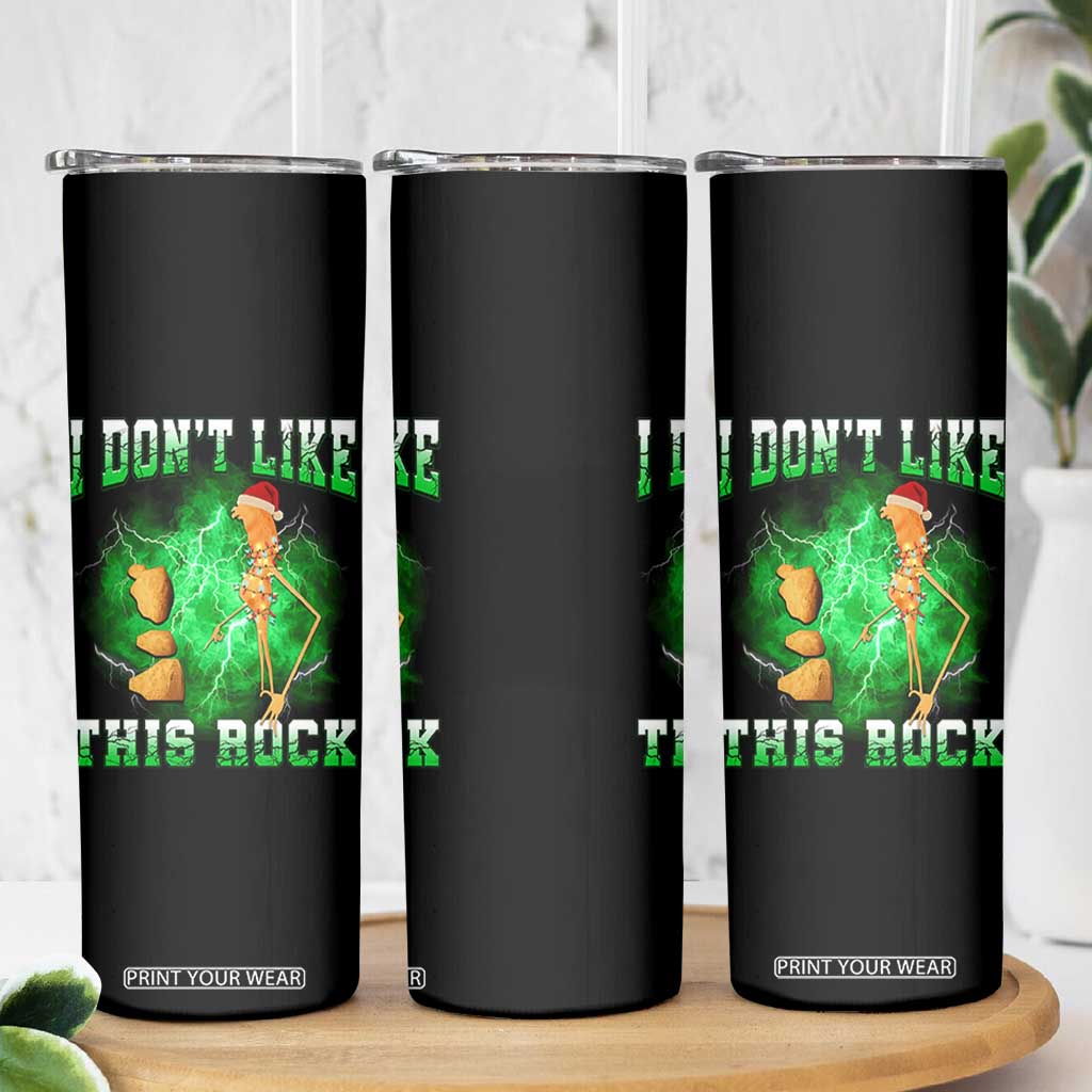 Funny Marcus The Worm Skinny Tumbler I Don't Like This Rock Brain Rot TS10 Print Your Wear