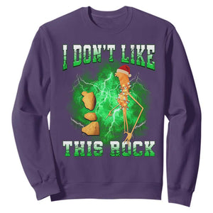 Funny Marcus The Worm Sweatshirt I Don't Like This Rock Brain Rot TS10 Purple Print Your Wear