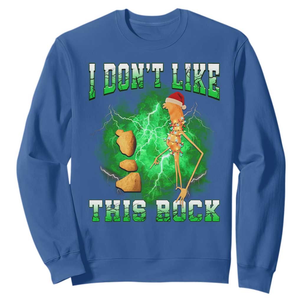 Funny Marcus The Worm Sweatshirt I Don't Like This Rock Brain Rot TS10 Royal Blue Print Your Wear