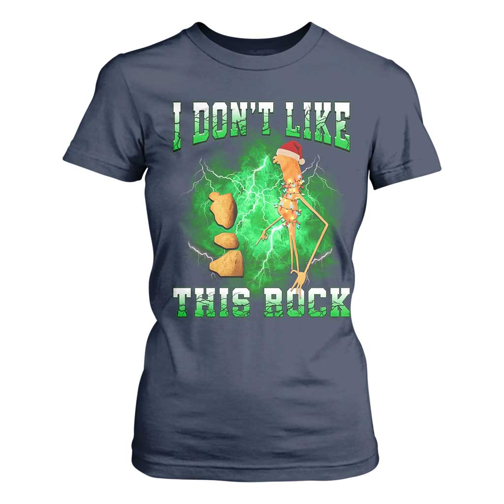 Funny Marcus The Worm T Shirt For Women I Don't Like This Rock Brain Rot TS10 Navy Print Your Wear