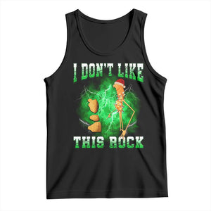 Funny Marcus The Worm Tank Top I Don't Like This Rock Brain Rot TS10 Black Print Your Wear