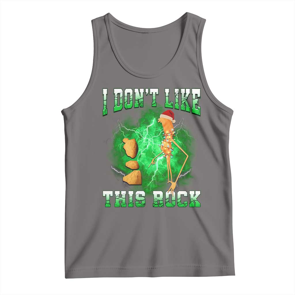 Funny Marcus The Worm Tank Top I Don't Like This Rock Brain Rot TS10 Deep Heather Print Your Wear