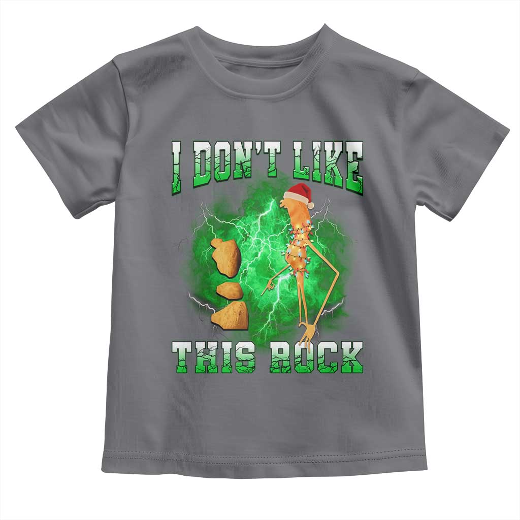 Funny Marcus The Worm Toddler T Shirt I Don't Like This Rock Brain Rot TS10 Charcoal Print Your Wear