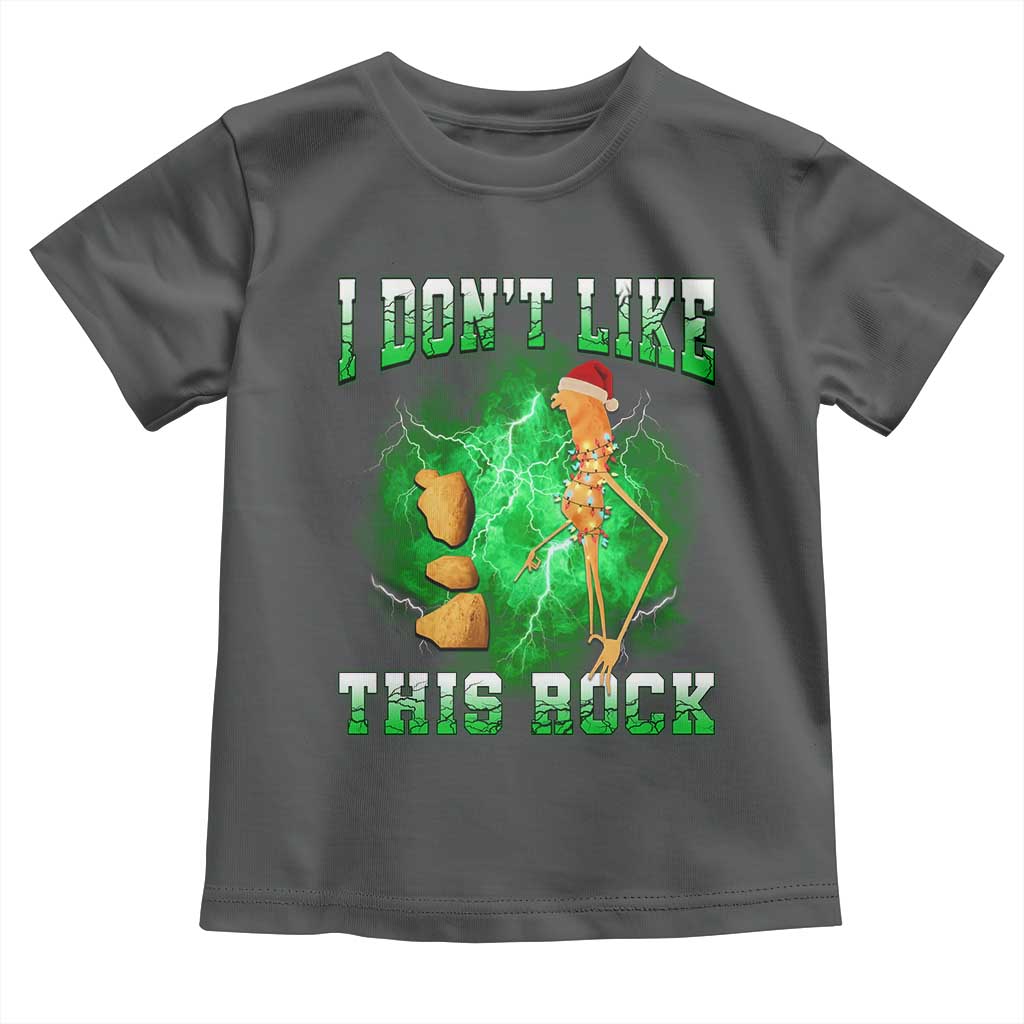 Funny Marcus The Worm Toddler T Shirt I Don't Like This Rock Brain Rot TS10 Dark Heather Print Your Wear
