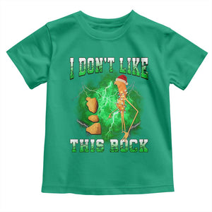 Funny Marcus The Worm Toddler T Shirt I Don't Like This Rock Brain Rot TS10 Irish Green Print Your Wear
