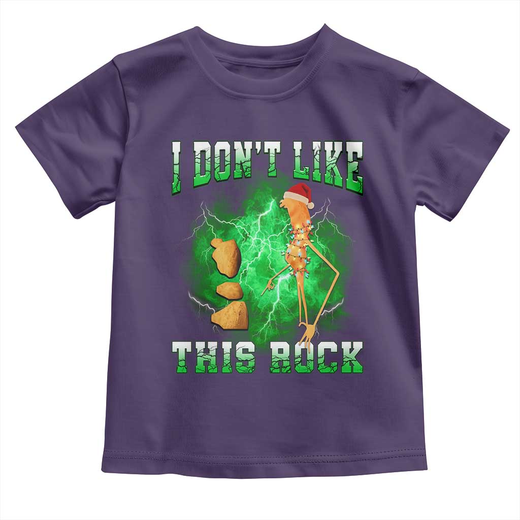 Funny Marcus The Worm Toddler T Shirt I Don't Like This Rock Brain Rot TS10 Purple Print Your Wear
