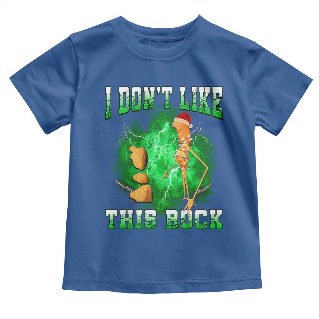 Funny Marcus The Worm Toddler T Shirt I Don't Like This Rock Brain Rot TS10 Royal Blue Print Your Wear