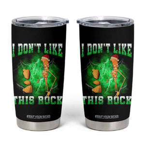 Funny Marcus The Worm Tumbler Cup I Don't Like This Rock Brain Rot TS10 Black Print Your Wear