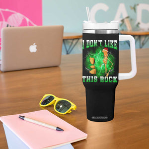 Funny Marcus The Worm Tumbler With Handle I Don't Like This Rock Brain Rot TS10 Print Your Wear