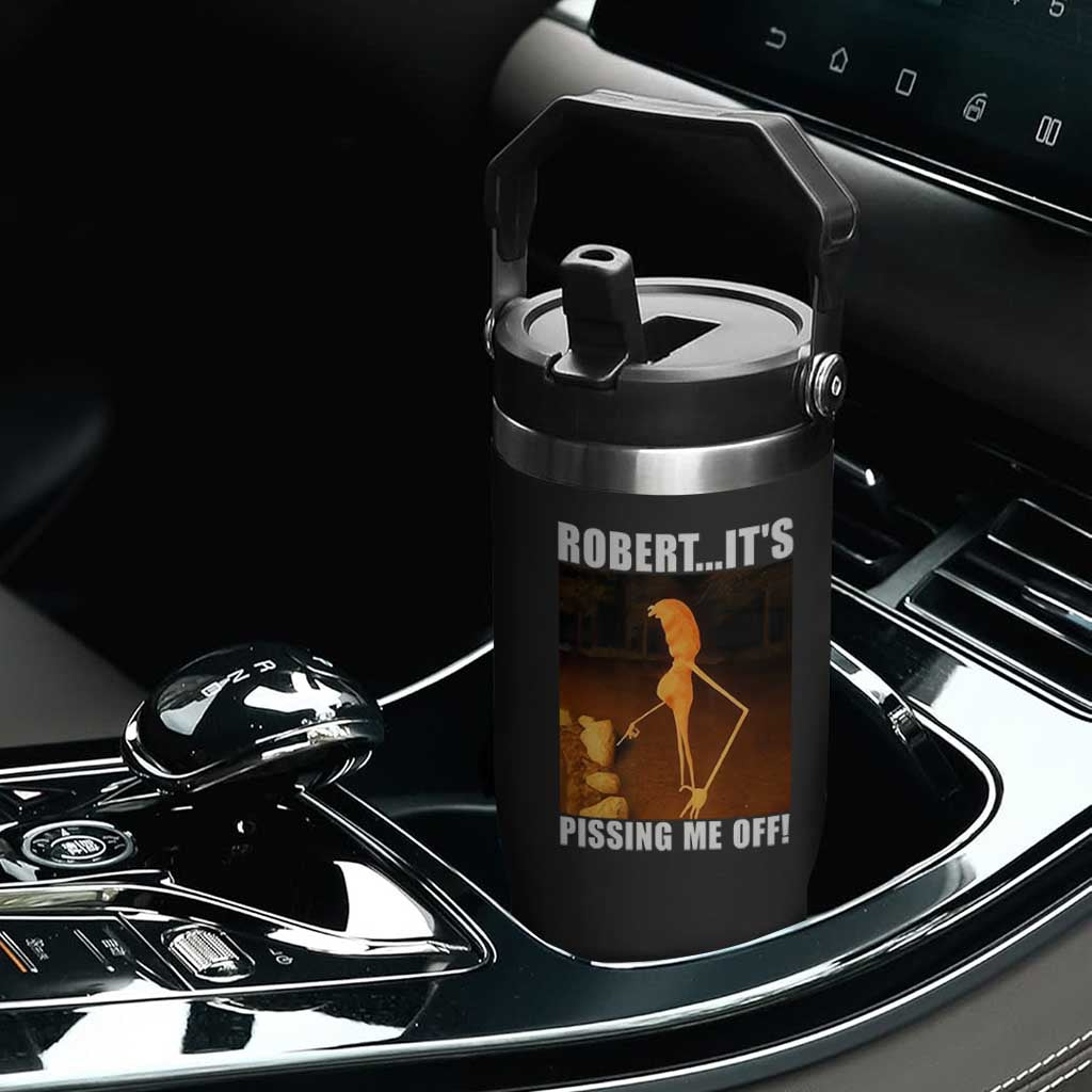 Marcus The Worm Meme Flip Straw Tumbler Robert Its Pissing Me Off TS10 Print Your Wear