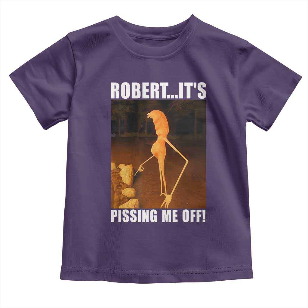 Marcus The Worm Meme Toddler T Shirt Robert Its Pissing Me Off TS10 Purple Print Your Wear