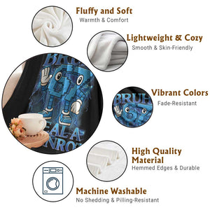 Bruh 6 7 Steal a Brainrot Throw Blanket 6-7 Funny Brainrot Meme Six Seven Bootleg TS10 Print Your Wear