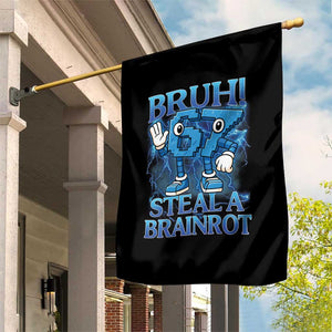 Bruh 6 7 Steal a Brainrot Garden Flag 6-7 Funny Brainrot Meme Six Seven Bootleg TS10 Print Your Wear